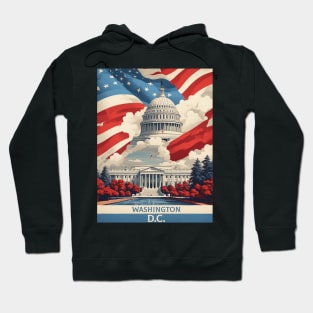 Washington DC United States of America Tourism Vintage Poster Hoodie